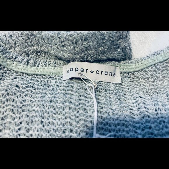 NWT Paper Crane Cozy Knit Pullover. Size Small. - Picture 5 of 7